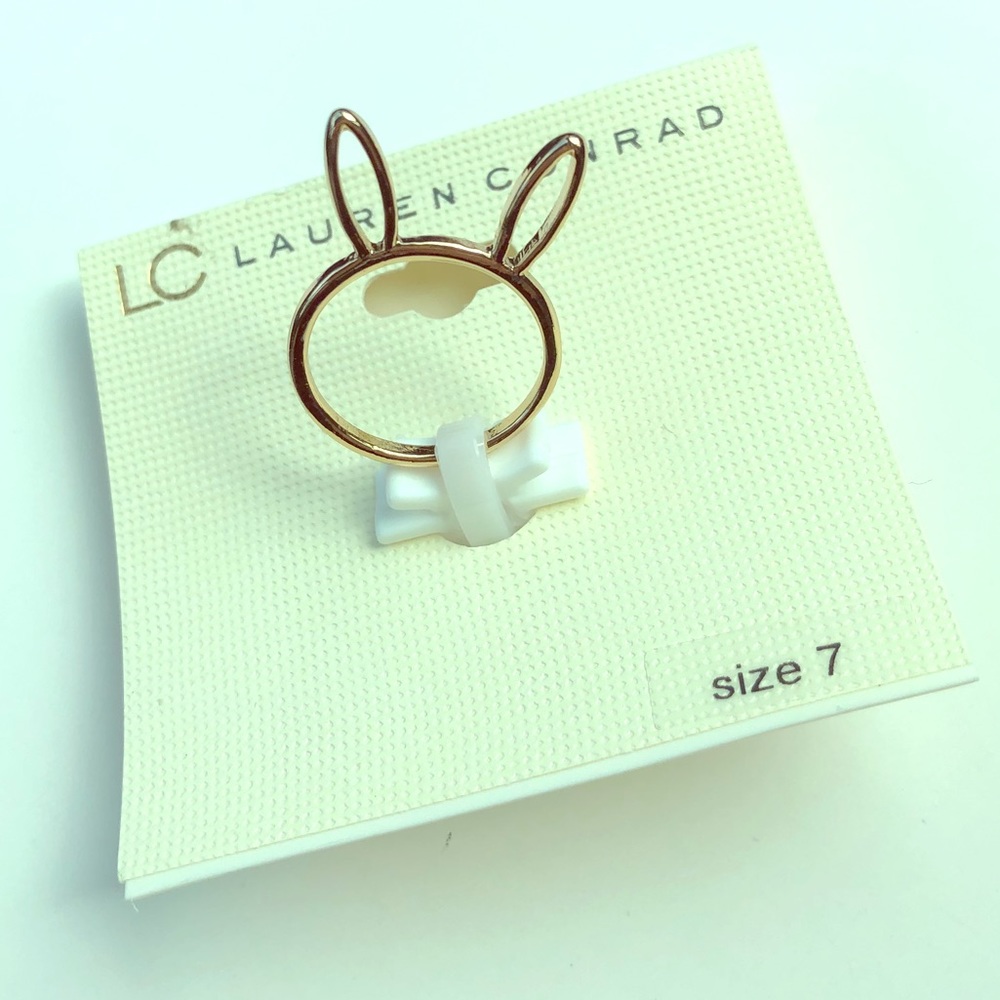 SOLD OUT - LC Lauren Conrad Gold Rabbit Bunny Ring - Picture 3 of 8